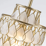 Подвесной светильник с декором из натуральной морской ракушки Iridescent Light варинант исполнения - 5 | Loft Concept в Сочи