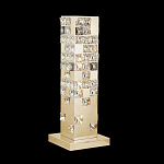 Настольная лампа прямоугольная с мозаичным хрустальным оформлением Sparks of Crystal варинант исполнения - 1 | Loft Concept в Сочи