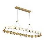 Люстра овальная с круглыми светодиодными источниками света Maxine Light варинант исполнения - 5 | Loft Concept в Сочи