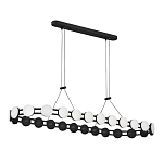 Люстра овальная с круглыми светодиодными источниками света Maxine Light варинант исполнения - 9 | Loft Concept в Сочи