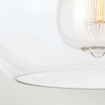 Потолочный светильник с шарообразным плафоном из прозрачного стекла Feiss варинант исполнения - 4 | Loft Concept в Сочи