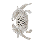 Статуэтка краб с детализированной текстурой в белом цвете Marine Accessories варинант исполнения - 1 | Loft Concept в Сочи