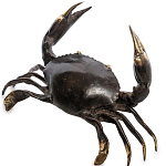 Статуэтка из бронзы в виде краба Animals Bronze варинант исполнения - 3 | Loft Concept в Сочи