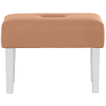 Мягкий пуф на белых ножках Winton Pouf варинант исполнения - 2 | Loft Concept в Сочи