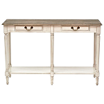 Деревянная консоль с двумя ящиками Margery Provence Console Table варинант исполнения - 1 | Loft Concept в Сочи