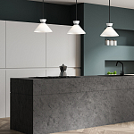 Подвесной светильник с белым стеклянным конусным плафоном Alora Mood варинант исполнения - 7 | Loft Concept в Сочи