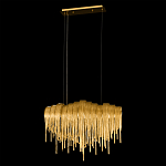 Люстра подвесная с металлическими цепочками и изогнутыми металлическими дугами 72 см Atlantis Chain варинант исполнения - 13 | Loft Concept в Сочи