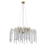 Люстра c подвесками из прозрачного хрусталя Диаметр 85 см FAIRYTREE Light варинант исполнения - 2 | Loft Concept в Сочи