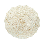 Стол кофейный с отделкой раковинами устриц Coastal Charm варинант исполнения - 3 | Loft Concept в Сочи