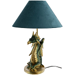 Настольная лампа с абажуром Дракон Green Dragon Синий абажур варинант исполнения - 5 | Loft Concept в Сочи