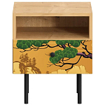 Прикроватная тумба с изображением на ящике Elise Nightstand варинант исполнения - 5 | Loft Concept в Сочи