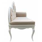 Рекомье со спинкой в стиле прованс Montmartre Provence Ottoman варинант исполнения - 7 | Loft Concept в Сочи