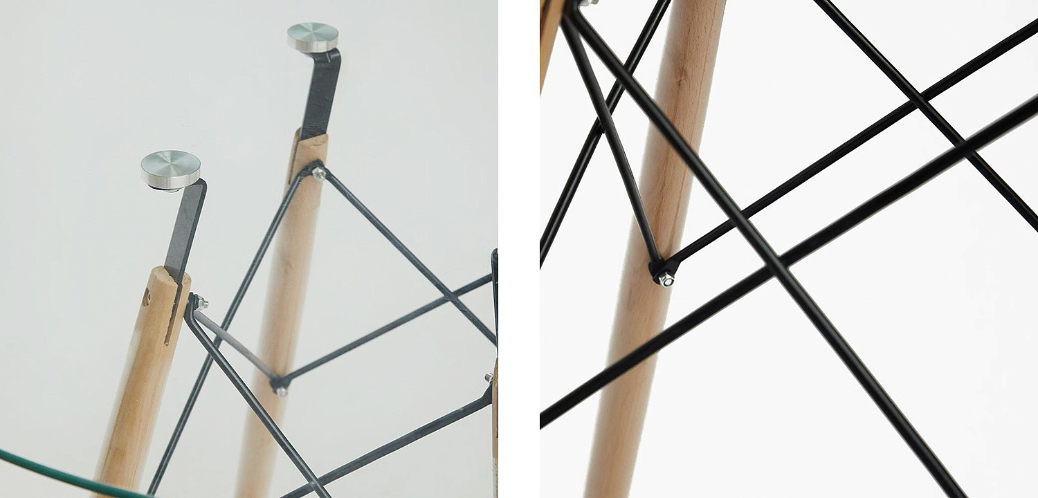 Стол DSW glass table - Loft-Concept в Сочи