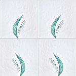 Плитка с узором Ландыш варинант исполнения - 1 | Loft Concept в Сочи