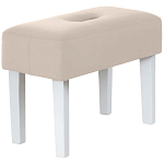 Мягкий пуф на белых ножках Winton Pouf варинант исполнения - 12 | Loft Concept в Сочи