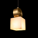 Подвесной светильник светодиодный с квадратным плафоном Stone Helios варинант исполнения - 2 | Loft Concept в Сочи