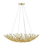 Люстра в форме золотой чаши из кораллов Coral Decor варинант исполнения - 2 | Loft Concept в Сочи