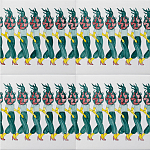 Плитка дизайнерская Фруктовый лес варинант исполнения - 1 | Loft Concept в Сочи