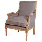 Кресло William Classical Armchair grey flax варинант исполнения - 3 | Loft Concept в Сочи