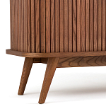 ТВ-тумба с двумя раздвижными дверцами Toinette Brown TV Stand варинант исполнения - 6 | Loft Concept в Сочи