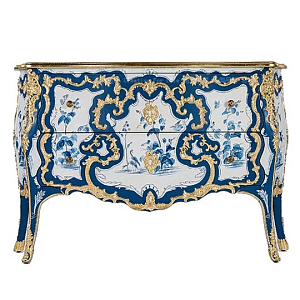Комод в стиле рококо Rococo Casket Синий
