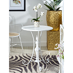 Столик белый кованный в прованском стиле Vaucluse варинант исполнения - 4 | Loft Concept в Сочи