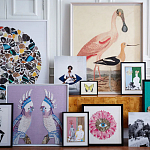 Панно Розовый цветок вышитое бисером PETALS BEADED ART варинант исполнения - 1 | Loft Concept в Сочи