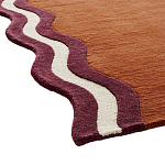 Ковер с оригинальной волнистой отделкой Woven from Wool варинант исполнения - 2 | Loft Concept в Сочи