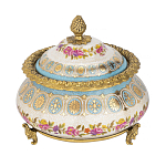 Шкатулка фарфоровая с цветочной росписью Eden Garden варинант исполнения - 1 | Loft Concept в Сочи