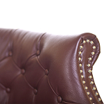 Диван из натуральной кожи на 4-х деревянных ножках из массива бука Chloe Leather Seating vine варинант исполнения - 4 | Loft Concept в Сочи