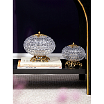 Конфетница из прозрачного рельефного стекла Eden Garden варинант исполнения - 11 | Loft Concept в Сочи