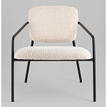 Кресло лаунж Rooney букле белый варинант исполнения - 2 | Loft Concept в Сочи