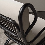 Дизайнерское кресло из ротанга Gio Ponti CONTINUUM D.163.7 BY BONACINA 1889 Armchair варинант исполнения - 4 | Loft Concept в Сочи