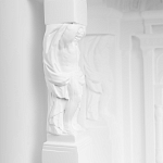 Встраиваемый в стену гипсовый светильник под покраску с колоннами и арками в античном стиле Antiquity Athena варинант исполнения - 12 | Loft Concept в Сочи