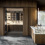 Раздвижные деревянные двери для кухни SISTEMA 7 Dada Engenereed Doors варинант исполнения - 1 | Loft Concept в Сочи