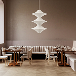 Подвесной вязаный белый светильник «Звезда Востока 03» варинант исполнения - 3 | Loft Concept в Сочи