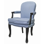 Кресло Aubrey Classical Armchair blue flax варинант исполнения - 3 | Loft Concept в Сочи