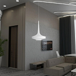 Подвесной вязаный белый светильник «Лампа Марракеша» варинант исполнения - 3 | Loft Concept в Сочи