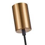 Подвесной светильник со стеклянным плафоном янтарного цвета Prestige варинант исполнения - 5 | Loft Concept в Сочи