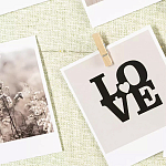 Рамка для фото с подсветкой c деревянными прищепками в комплекте Photo Backlight варинант исполнения - 4 | Loft Concept в Сочи