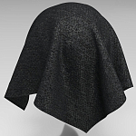 Мебельная ткань Шенилл черный цвет 138 см T4-35 варинант исполнения - 8 | Loft Concept в Сочи