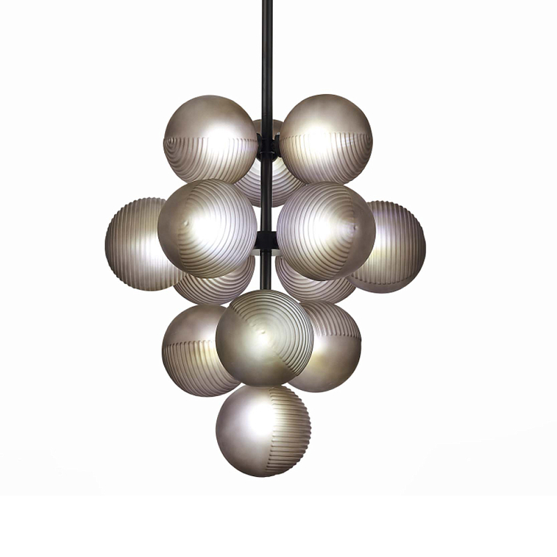 Люстра в форме виноградой грозди Inflorescence Дымчатый (Smoke) Черный в Сочи | Loft Concept 