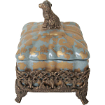 Фарфоровая шкатулка Puppy варинант исполнения - 2 | Loft Concept в Сочи