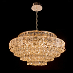 Люстра хрустальная в неоклассическом стиле на золотистом каркасе Majesty варинант исполнения - 7 | Loft Concept в Сочи