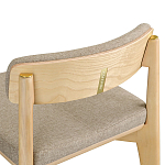 Барный стул из массива ясеня Elegant Ash Shape варинант исполнения - 1 | Loft Concept в Сочи