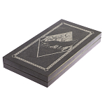 Подарочные нарды из натурального камня с гравировкой Backgammon from Stone варинант исполнения - 8 | Loft Concept в Сочи
