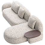 Модульный Диван Orus с кушеткой и столиком варинант исполнения - 3 | Loft Concept в Сочи