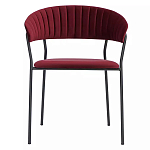 Стул мягкий с бархатистой велюровой спинкой и сиденьем Wine Chair варинант исполнения - 1 | Loft Concept в Сочи