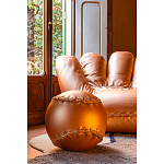 Дизайнерский кожаный пуф в виде бейсбольного мяча Poltronova Joe Ball Pouf варинант исполнения - 5 | Loft Concept в Сочи