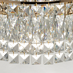 Потолочный светильник круглый с прозрачными подвесками Lunet варинант исполнения - 8 | Loft Concept в Сочи